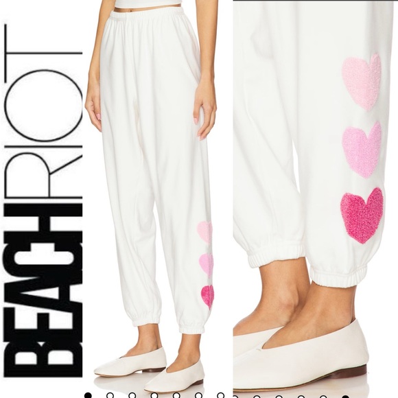 Beach Riot Pants - NWT Beach Riot Georgie Joggers on XOXO Cream L